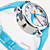  Children’s Dolphin Style Silicone Analog Quartz Wrist Watch with Flashing LED Light (Blue)
