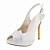 SIERRA - Slingbacks Hochzeit Pfennigabsatz Satin