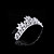  Rainbow-Shaped Cubic Zirconia And Rhinestone Bridal Tiara
