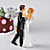  baile sexy novia y el novio figura de pastel de bodas Topper