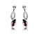  925 Sterling Silver Square Cut Rhinestone Earrings (More Colors)
