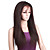  Lace Front 100% Indian Remy Hair Long Yaki Straight Hair Wig