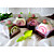  swiss roll cake handdoek met kunstmatige cherry - set van 2 (willekeurige kleur)