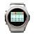  Genuine Leather Watchband 1.4 Inch Touch Screen Watch Cell Phone (Quad Band Java Bluetooth MP3 MP4)