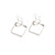  Exquisite Silver Alloy Rectangle Ladies' Fashion Earrings