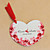  invito a nozze personalizzata a forma di cuore con roeses-set di 50 (più colori)