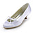  Satin Low Heel Closed Toe With Ruffles Wedding Shoes (More Colors)