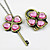  Cosplay Lock & Key Necklace Inspired by Shugo Chara