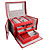  Butterfly Alligatoring Leatherette Ladies'Jewelry Box(More Colors)
