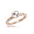  fabelaktig 18k gullbelagt krystall mote ring (flere farger)
