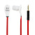  brede glimlach stereo in-ear oortelefoon (verschillende kleuren)