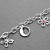  Fashion Silver Plated Five Charms Women's Bracelet