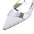  Satin Stiletto Heel Pointy Toe Slingbacks With Ruffles / Rhinestone Wedding Shoes (More Colors)