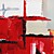  Hand-painted Abstract Oil Painting with Stretched Frame - Set of 2