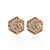  18K Gold Plated Charming Clear Rhinestone Fashion Earrings