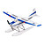  E-DOMODEL Mini cessna185 2.4G 6CH RC Airplane (PNP) Upgrade Edition