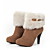  ruskind Stiletto Heel ankelstøvler / platform party / eveningshoes (flere farver)