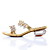  zapatillas / sandalias de cuero zapatos de luna de miel con diamantes de imitación (más colores)