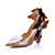  cuero sintético bombas peep toe sandalias / fiesta / noche, los zapatos con bowknot (más colores)