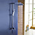  Contemporary Tub Shower Faucet with 8 inch Shower Head + Hand Shower