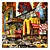  Printed New York City Canvas Art with Stretched Frame