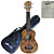  Hanknn - Maple Soprano Ukulele with Gig Bag/String/Picks/Strap