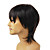  Capless Synthetic Nature Look Black Straight Hair Wig