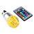  e27 1w 270-300lm rgb licht kristallen bol led lamp (85-265V)