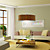  60W 1 - Light Comtemporary Pendant Light with Fabric Shade in Brown