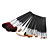  18 Pieces Artificial Fibre Makeup Brushes Set with Leather Case