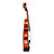  Violintine - (V21) 1/2 Professional-Grade Solid Spruce & 1-Piece Flame Maple Violin with Case/Bow