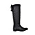  leatherette joelho calcanhar baixa botas altas festa / noite com sapatos bowknot (mais cores)
