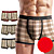  slip in cotone stretch a righe uomini donne