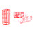  12pcs × 32mm Plastic Cute Hair curler