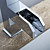  Color Changing LED Waterfall Bathroom Sink Faucet - Blade Series