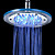  Contemporary Chrome 7 Colors Changing LED Shower Faucet Head of 8 inch