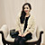  Long Sleeve Collarless Casual Faux Fur Jacket
