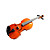  violintine - (v29) 4/4 di livello professionale legno massello di abete e 1-pezzo per violino in acero fiammato con scatola / fiocco