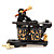  3 Cast Iron Tattoo Gun Kit for Lining and Shading