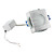  3W 110LM RGB Light Cubic Hollow LED Ceiling Bulb (85-265V)