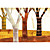  Trees Contemporary Graphics Nature Mural