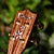  Rainie - (C50) Professional-Grade Solid Acacia Koa Concert Ukulele with Gig Bag/Tuner (Pearl Binding)