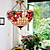  18 Inch Tiffany-style Floral Natural shell Material Inverted Pendant Light (0835-D8005)