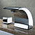  Color Changing LED Waterfall Widespread Bathroom Sink Faucet (Chrome Finish)