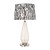 60W Elegant 1 Light Table Light with Transparent Glass Stand