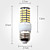  E27 138-3528 SMD 7W 350-450LM 6000-6500K Natural White Light LED Corn Bulb (220-240V)