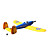  e domodel-hawkking 2.4g 6ch rc avião (PNP)
