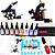  2 Cast Iron Tattoo Gun Kit for Lining and Shading
