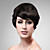  Capless Short Wave Black 100% Human Hair Wig