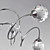 EUGENE - Lustre Moderno Cristal com 9 Lâmpadas
